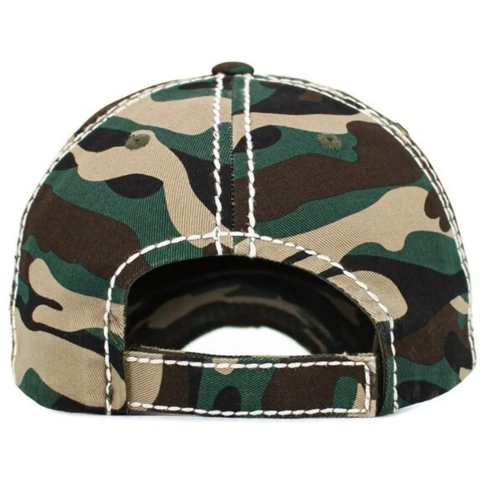 KBETHOS‎ Love Football Camo Baseball Cap Hat NWT